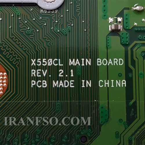 مادربرد لپ تاپ ایسوس X550CL-X550CC CPU-I3-3_LED-40Pin_ RAM-4GB_VGA-1GB گرافیک دار-مشابه X550EP