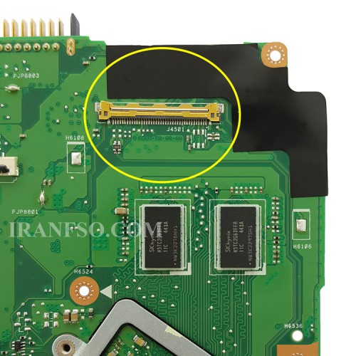 مادربرد لپ تاپ ایسوس X550LD CPU-I5-4200U LED 40Pin 4GB-1GB گرافیک دار