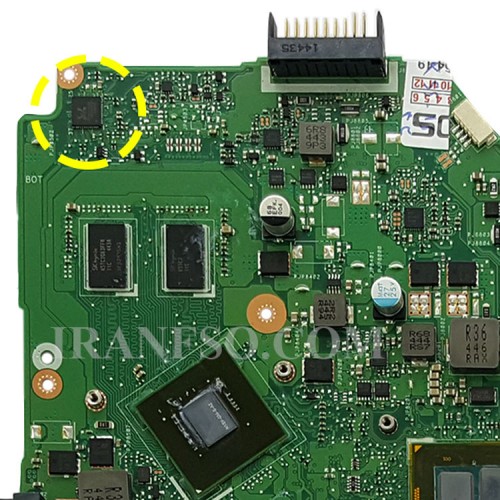 مادربرد لپ تاپ ایسوس X550LD CPU-I5-4200U LED 40Pin 4GB-1GB گرافیک دار