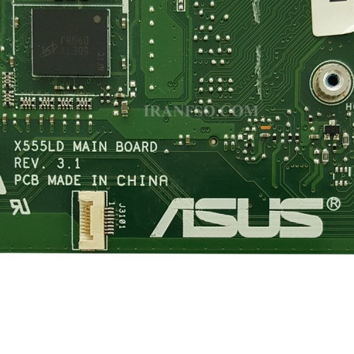 مادربرد لپ تاپ ایسوس X555LD-A555-K555-X554L I3-4_Rev 1.2-2.0-3.1_LVDS-40Pin 4GB-1GB گرافیک دار