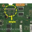 مادربرد لپ تاپ ایسوس X555LD-A555-K555-X554L I3-4_Rev 1.2-2.0-3.1_LVDS-40Pin 4GB-1GB گرافیک دار