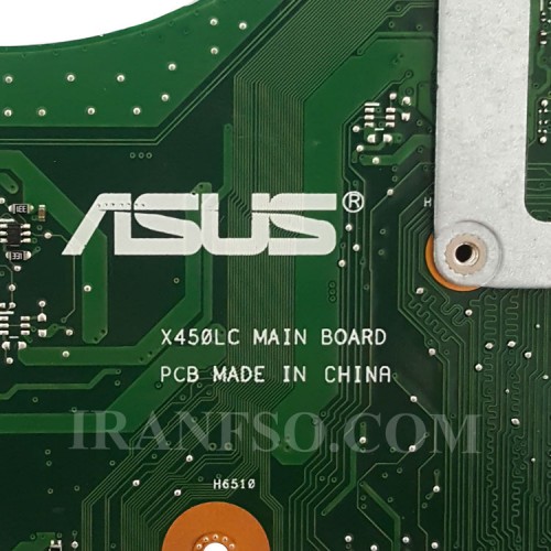 مادربرد لپ تاپ ایسوس X450LC CPU-I7-4_LED-40Pin_Ram-4GB_VGA-2GB گرافیک دار