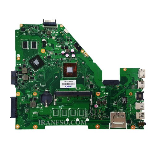 مادربرد لپ تاپ ایسوس X550MD CPU-Pentium N3540 LVDS-40Pin_VGA-1GB گرافیک دار