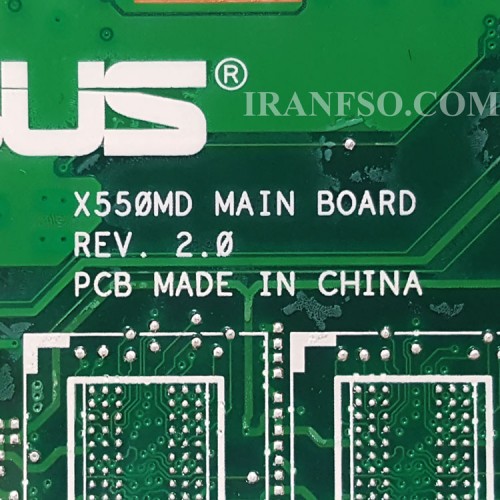مادربرد لپ تاپ ایسوس X550MD CPU-Pentium N3540 LVDS-40Pin_VGA-1GB گرافیک دار