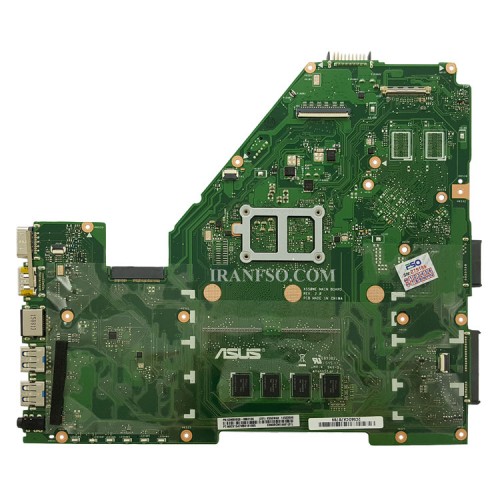 مادربرد لپ تاپ ایسوس X550WE-X550WAK_CPU-A4-5100_EDP-30Pin_RAM-4GB بدون گرافیک