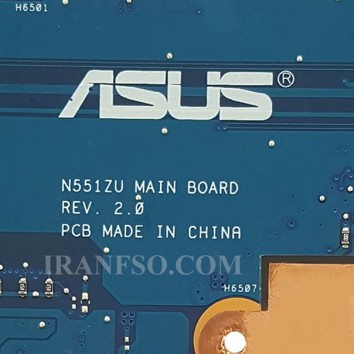 مادربرد لپ تاپ ایسوس N551ZU_CPU-AMD FX-7600P VGA-4GB گرافیک دار