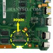 مادربرد لپ تاپ ایسوس X555LD-X555LI-K555-A555-X554L_CPU-I5-5200U_Rev 3.6_30Pin_Ram-4GB_VGA-2GB گرافیک دار