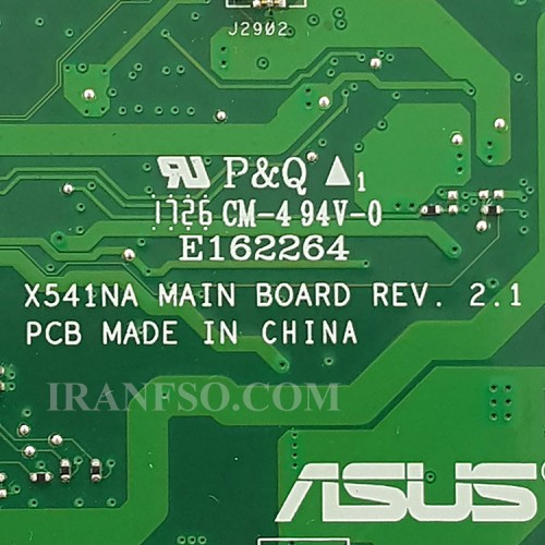 مادربرد لپ تاپ ایسوس X541NA-K541_CPU-Celeron_VGA-2GB بدون گرافیک