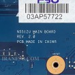 مادربرد لپ تاپ ایسوس N551ZU_CPU-AMD FX-7600P VGA-4GB گرافیک دار-Chip حرارت دیده اسلات رم خراب