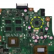 مادربرد لپ تاپ ایسوس X450CC CPU-I5-3_40Pin_Ram-4GB_VGA-2GB گرافیک دار-مشابه X450EP
