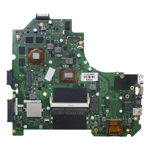 مادربرد لپ تاپ ایسوس K56CM-S550C-S56C CPU-I7-3 4GB گرافیک دار
