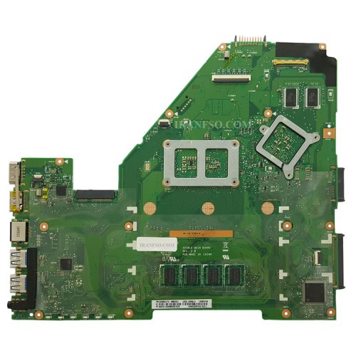 مادربرد لپ تاپ ایسوس X550LD CPU-I7-4 LVDS-40Pin_4GB-1GB گرافیک دار
