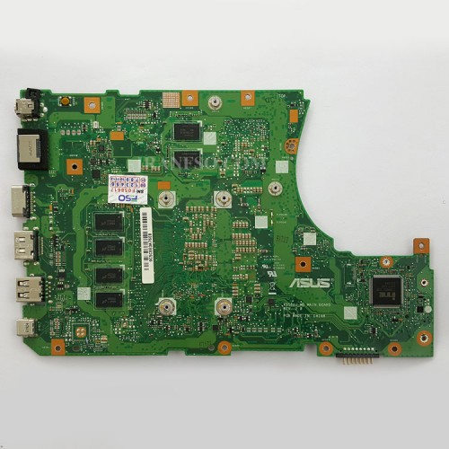 مادربرد لپ تاپ ایسوس X556UJ-K556UF-K555-K556U-F556_CPU-I7-6500_Rev2.0 4GB-2GB گرافیک دار
