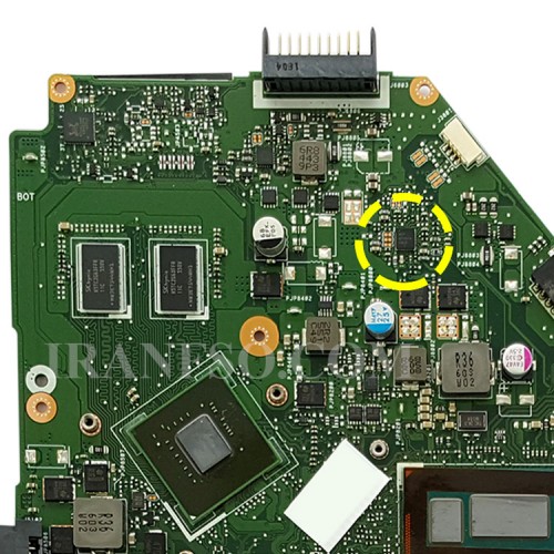 مادربرد لپ تاپ ایسوس X550LD CPU-I5-4_Rev 2.0_40Pin_4GB-1GB گرافیک دار