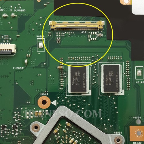 مادربرد لپ تاپ ایسوس X550LD CPU-I5-4_Rev 2.0_40Pin_4GB-1GB گرافیک دار