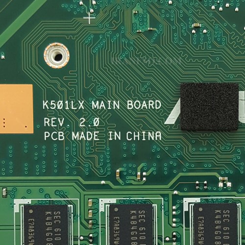 مادربرد لپ تاپ ایسوس K501LX_CPU-I7-5500U_Ram-4GB_VGA-2GB گرافیک دار