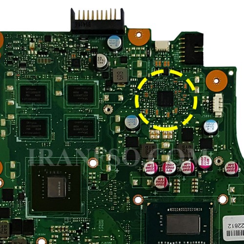 مادربرد لپ تاپ ایسوس X450CC CPU-I7-3_GPU-720M_40Pin 2GB-2GB گرافیک دار-مشابه X450EP