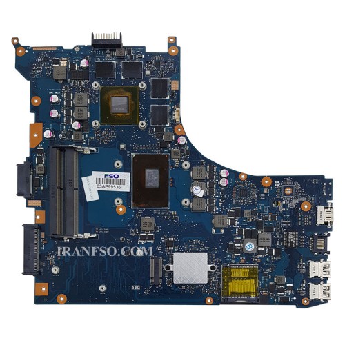 مادربرد لپ تاپ ایسوس ROG GL552VW CPU-I7-6700HQ_LED-Flat 30Pin_VGA-2GB گرافیک دار