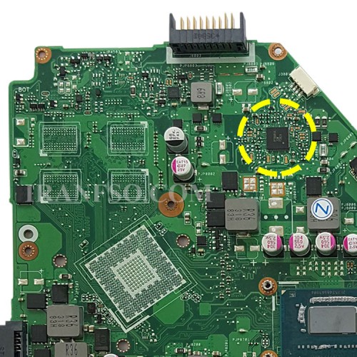 مادربرد لپ تاپ ایسوس X550CC CPU-I5-3_LED-40Pin_Ram-4GB بدون گرافیک-مشابه X550EP