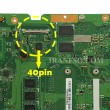 مادربرد لپ تاپ ایسوس X555LD-A555-K555-X554L I3-5_Rev 3.6_LVDS-40Pin 4GB گرافیک دار