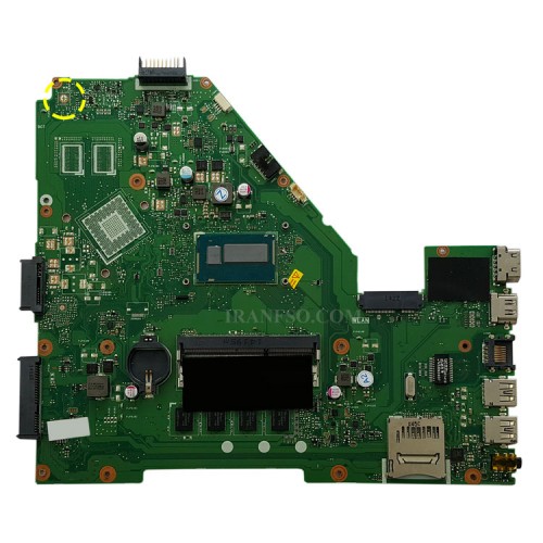 مادربرد لپ تاپ ایسوس X550LD CPU-I3-4_LED-30Pin بدون گرافیک-مشابه X550LC