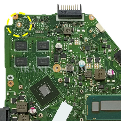 مادربرد لپ تاپ ایسوس X550LC_CPU-I5-4_30Pin_4GB-2GB گرافیک دار-مشابه X550LD