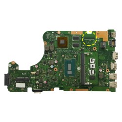 مادربرد لپ تاپ ایسوس X555LD-A555-K555-X554L CPU-I5-5_Rev 3.3 40Pin 4GB-1GB گرافیک دار