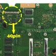 مادربرد لپ تاپ ایسوس X555LD-A555-K555-X554L CPU-I5-5_Rev 3.3 40Pin 4GB-1GB گرافیک دار