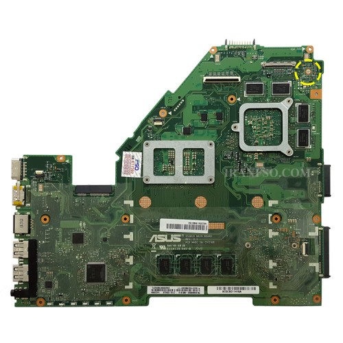 مادربرد لپ تاپ ایسوس X550JX CPU-I5-4_LED-30Pin_Ram-4GB_VGA-4GB گرافیک دار