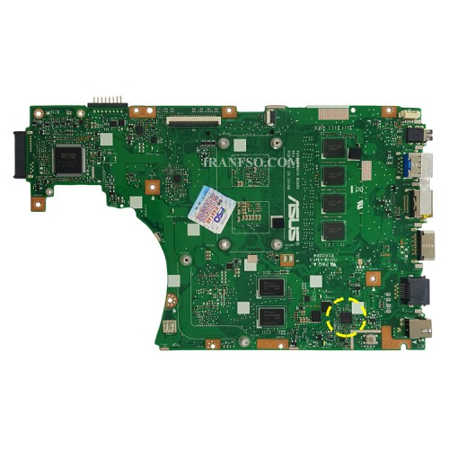 مادربرد لپ تاپ ایسوس X455LD CPU-I7-4 4GB-2GB گرافیک دار