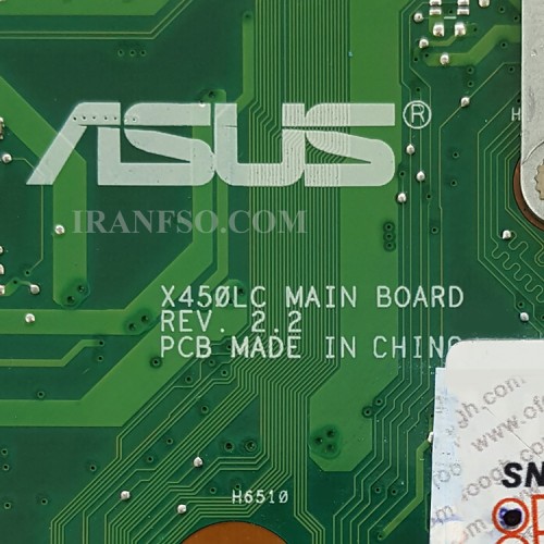 مادربرد لپ تاپ ایسوس X450LC CPU-I5-4200U_4GB_2GB 30Pin گرافیک دار