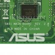 مادربرد لپ تاپ ایسوس S451 CPU-I7-4500U_Rev 2.0 4GB-4GB گرافیک دار