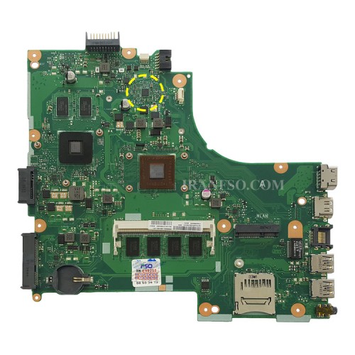 مادربرد لپ تاپ ایسوس X450EP_E1-2100U_Rev 2.0_40Pin 2GB-2GB گرافیک دار-مشابه X450CC