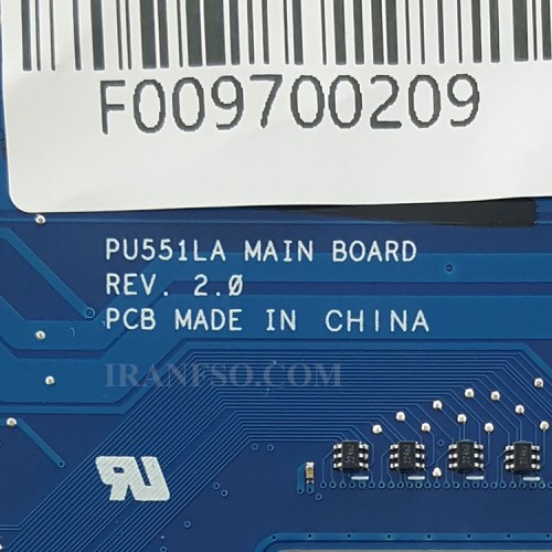 مادربرد لپ تاپ ایسوس PU551LA CPU-I7-4510U گرافیک دار
