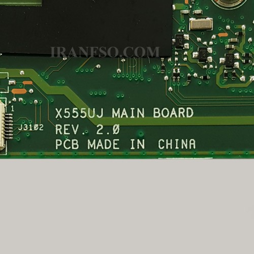 مادربرد لپ تاپ ایسوس X555UJ-A555-K555 CPU-I7-6500U 4GB-2GB گرافیک دار