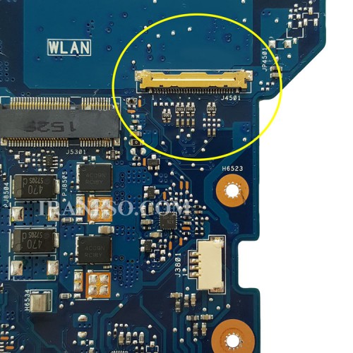 مادربرد لپ تاپ ایسوس GL552JX CPU-I7-4720HQ_VGA-2GB گرافیک دار