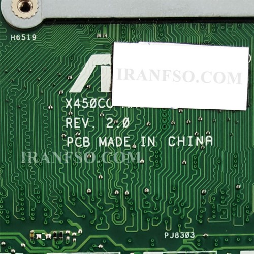 مادربرد لپ تاپ ایسوس X450CC_CPU-I3-3217U_LVDS-40Pin_2GB بدون گرافیک-مشابه X450EP