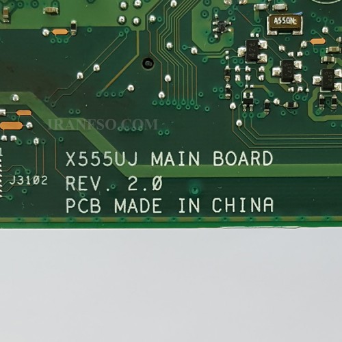 مادربرد لپ تاپ ایسوس X555UJ-A555-K555_CPU-I5-6200U 4GB-2GB گرافیک دار