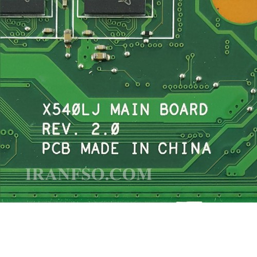 مادربرد لپ تاپ ایسوس X540LJ CPU-I3-4005U_Ram-4GB_VGA-1GB گرافیک دار