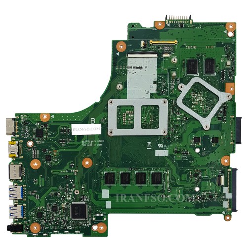 مادربرد لپ تاپ ایسوس X450LD CPU-I3-4_LED-30Pin_Ram-2GB_VGA-2GB گرافیک دار