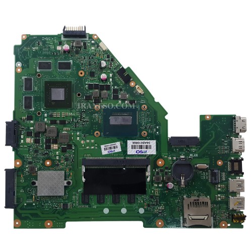 مادربرد لپ تاپ ایسوس X550JD CPU-I7-4_LED-LVDS-40Pin_Ram-4GB_VGA-2GB گرافیک دار