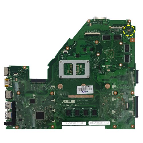 مادربرد لپ تاپ ایسوس X550JX CPU-I7-4_30Pin 4GB-2GB گرافیک دار