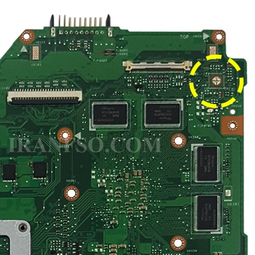 مادربرد لپ تاپ ایسوس X550JX CPU-I7-4_30Pin 4GB-2GB گرافیک دار