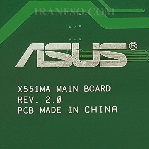 مادربرد لپ تاپ ایسوس X551MA-D550MA CPU-Pentium N3520 بدون گرافیک