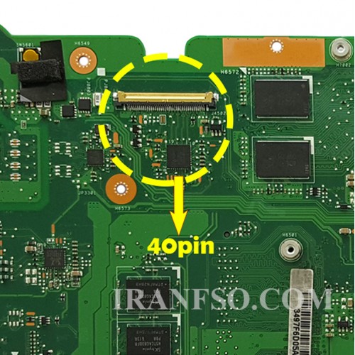 مادربرد لپ تاپ ایسوس X555LD-A555-K555-X554L_CPU-I7-5_Rev 3.6_LED-40Pin_4GB-2GB گرافیک دار
