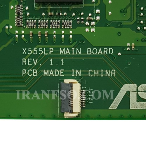 مادربرد لپ تاپ ایسوس X555LP-A555-K555-X554L_I5-5_Rev 1.1_30Pin 4GB-1GB گرافیک دار