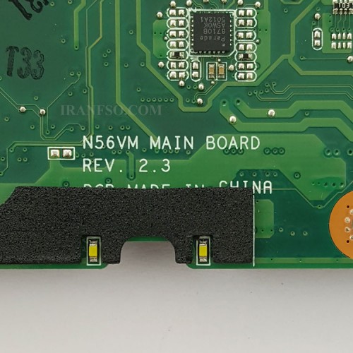 مادربرد لپ تاپ ایسوس N56VM HM76 4GB گرافیک دار