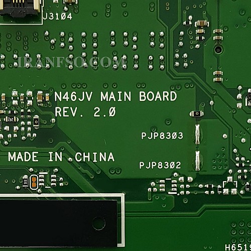 مادربرد لپ تاپ ایسوس N46JV CPU-I7-4700HQ 2GB گرافیک دار