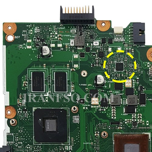 مادربرد لپ تاپ ایسوس X450EP CPU-A4-5000_40Pin_2GB-1GB گرافیک دار-مشابه X450CC