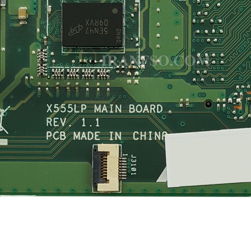 مادربرد لپ تاپ ایسوس X555LP_I3-5010U_Rev 1.1 EDP-30Pin Ram-4GB-VGA-2GB گرافیک دار